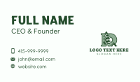 Outdoor Camping Pine Business Card Design