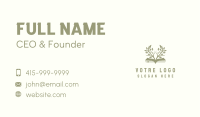 Tree Plant Book Business Card Image Preview