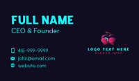 Adult Boobs Cherry Business Card Design