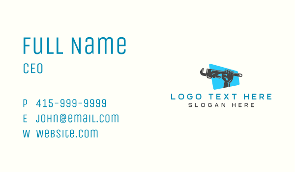 Wrench Repair Tool Business Card Design Image Preview