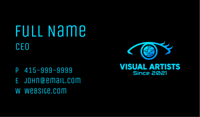 Circuit Tech Eye Business Card Image Preview