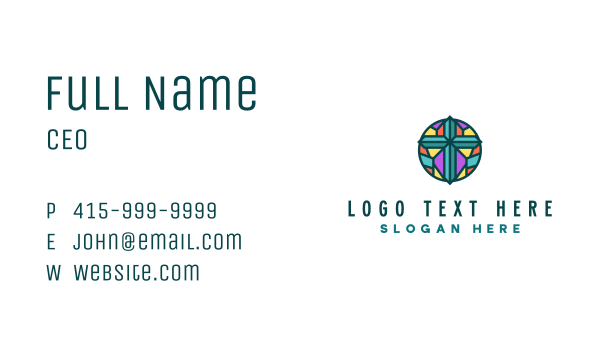 Christianity Worship Cross Business Card Design Image Preview