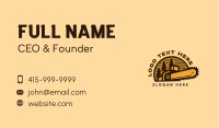 Chainsaw Logging Forest Business Card Image Preview