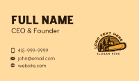 Chainsaw Logging Forest Business Card Image Preview