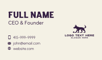 Pet Dog Walker Business Card Design