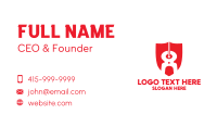 Wrench Shield Business Card Design