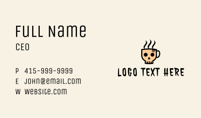 Skeleton Coffee Bar  Business Card Image Preview