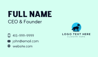 Dog Trainer Leash Business Card Design