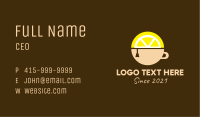 Lemon Tea Drink  Business Card Image Preview