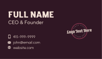 Clothing Business Wordmark Business Card Image Preview