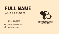 African Pet Dog Business Card Image Preview