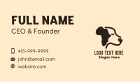 African Pet Dog Business Card Image Preview