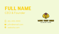 Veterinary Yellow Dog Business Card Image Preview