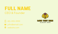 Veterinary Yellow Dog Business Card Image Preview