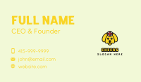 Veterinary Yellow Dog Business Card Image Preview