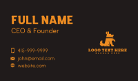 Dog Training Shelter Business Card Preview