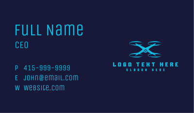 Photography Media Drone Business Card Image Preview