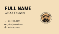 Tree Chainsaw Forestry Business Card Image Preview