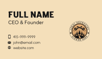 Tree Chainsaw Forestry Business Card Image Preview