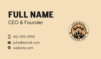 Tree Chainsaw Forestry Business Card Image Preview