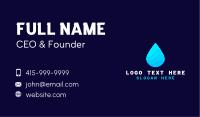Water Sanitizer Drop Business Card Image Preview