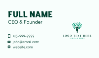 Human Tree Plant  Business Card Image Preview