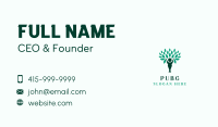 Human Tree Plant  Business Card Image Preview