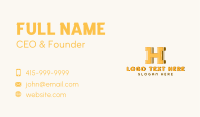 Playful Kiddie Letter H  Business Card Image Preview