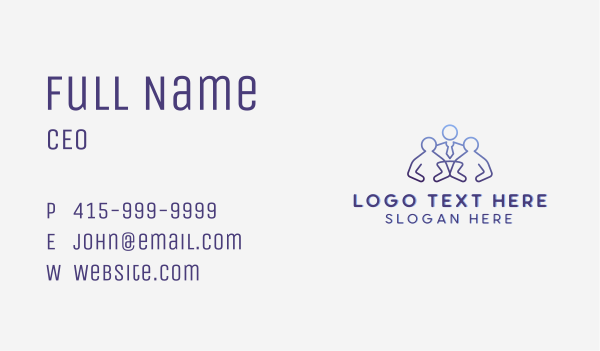 Employment Work Recruitment Business Card Design Image Preview