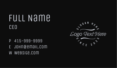 Fashion Designer Wordmark Business Card Image Preview
