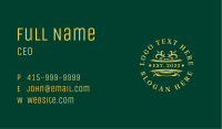 Yellow Classy Boutique Business Card Image Preview