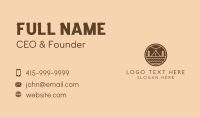 Outdoor Camping Badge Business Card Preview