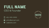 Classic Vintage Clothing Wordmark Business Card Image Preview