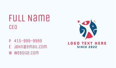 Olympic Athlete Sports Business Card