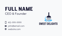 Broom Household Cleaner  Business Card Image Preview