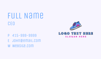 Fashion Activewear Shoes Business Card Image Preview