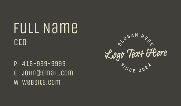 Urban Freestyle Wordmark Business Card Design Image Preview