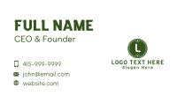 Green Stars Badge Business Card Image Preview