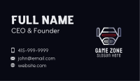 Metallic Robot Head Business Card Image Preview