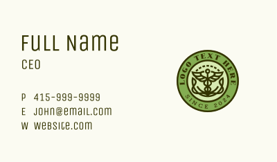 Medical Doctor Caduceus Business Card Image Preview