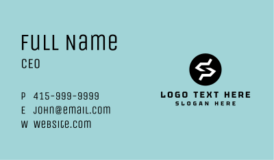 Esports Technology Letter S Business Card Image Preview