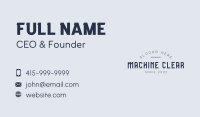 Masculine Brand Wordmark Business Card Image Preview