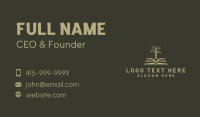 Book Tree Learning Business Card Image Preview