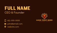Fire Bull Taurus Gaming Business Card Design