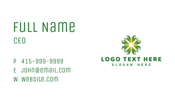 Social Group Cooperative Business Card Design Image Preview