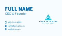 Glacier Mountain Peak Business Card Design