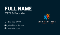 Heat Cold Refrigeration Business Card Preview