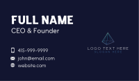 Tech Pyramid Triangle Business Card Image Preview
