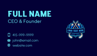 Hockey Sport Tournament Business Card Preview