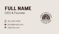 Wood Sawmill Carpentry Business Card Image Preview